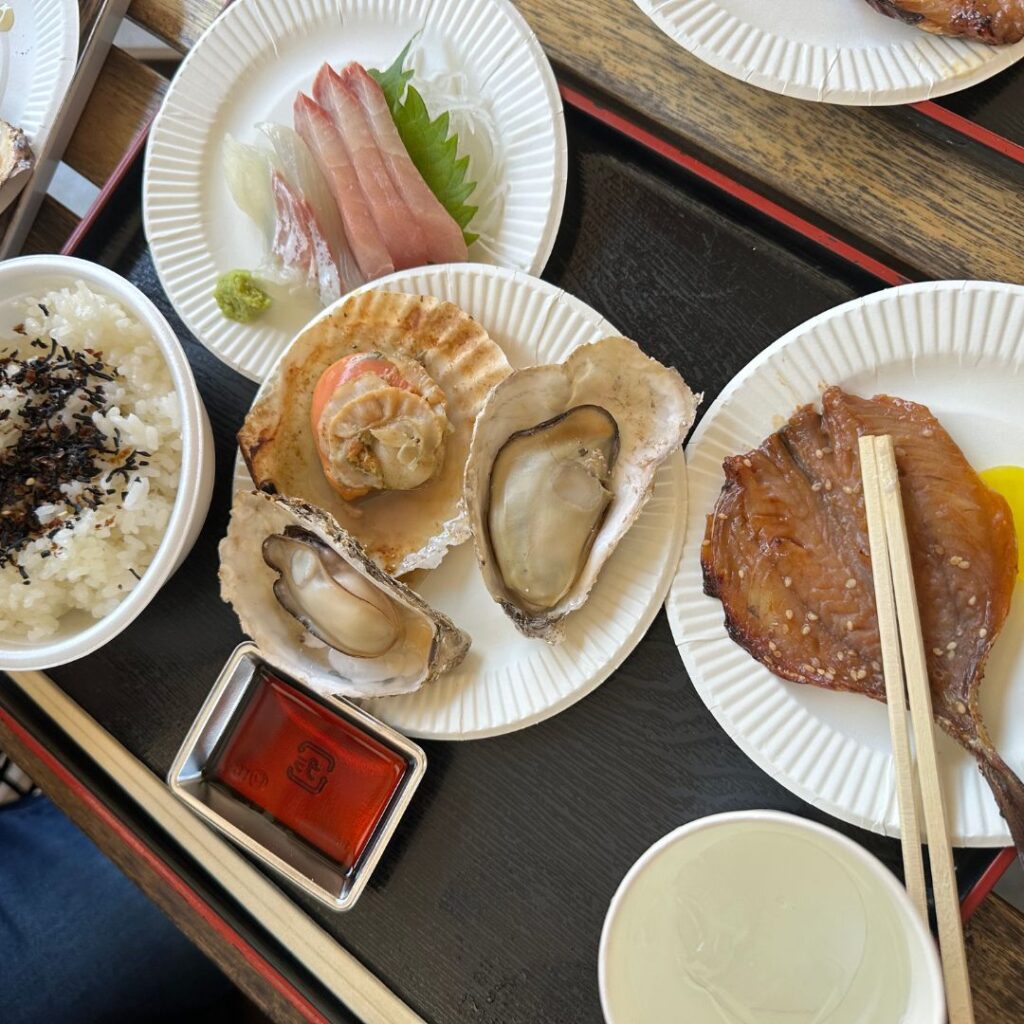 VISONでいただいた定食