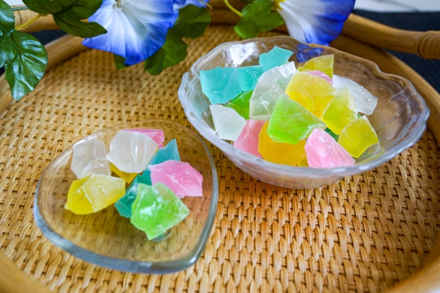京都らしい贈り物・琥珀糖