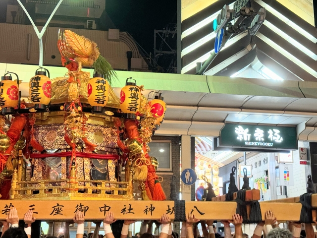 新京極のお祭り風景