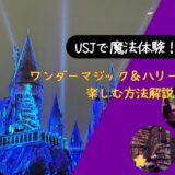 【USJ魔法体験】ワンダーマジック＆ハリーポッターを小学生と楽しむ完全ガイド【2026年版】 アイキャッチ