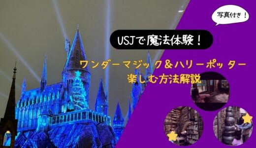 【USJ魔法体験】ワンダーマジック＆ハリーポッターを小学生と楽しむ完全ガイド【2026年版】