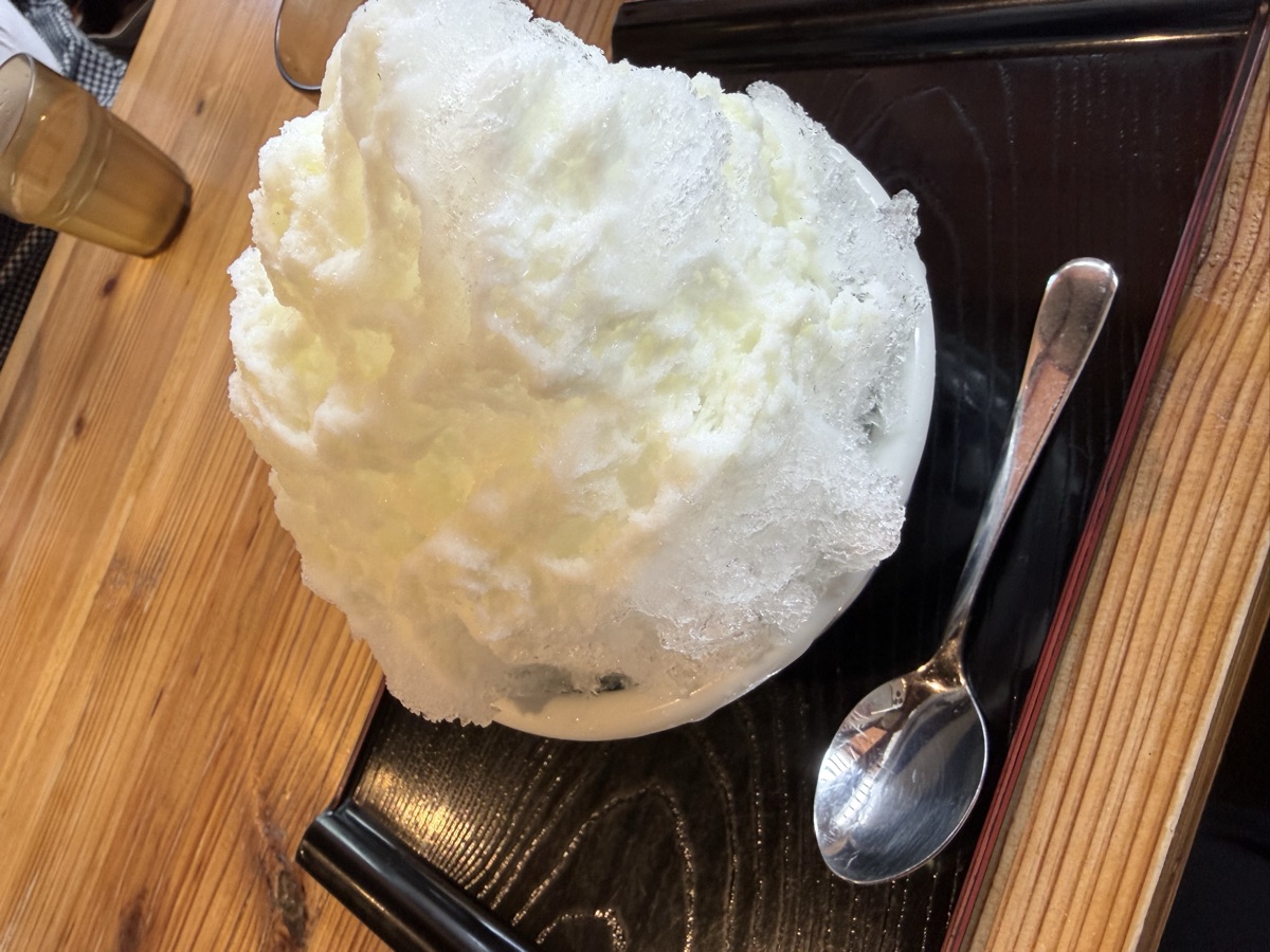 松山のかき氷