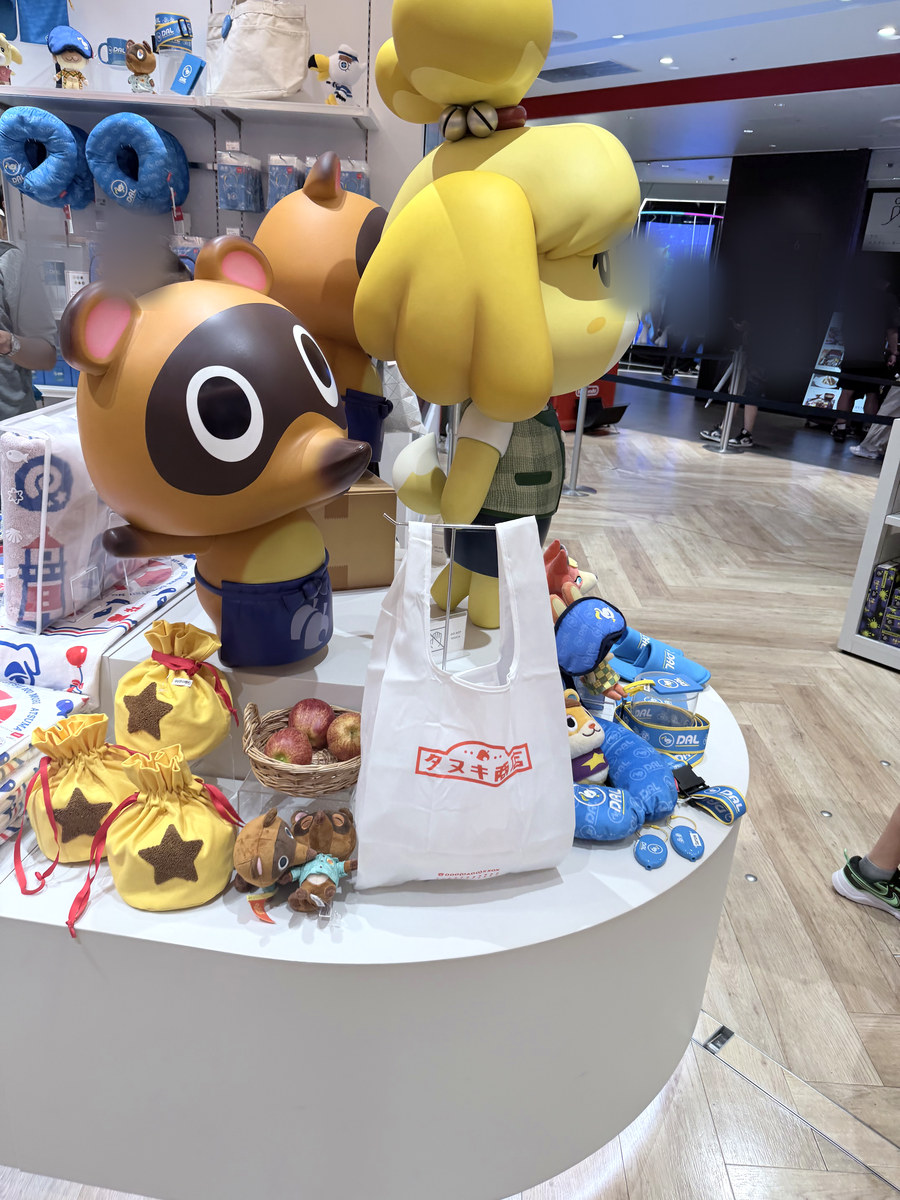 Nintendo TOKYOのどうぶつの森キャラクター展示