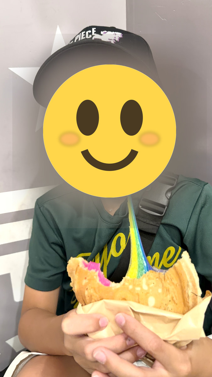 原宿で楽しんだレインボーチーズの10円パン