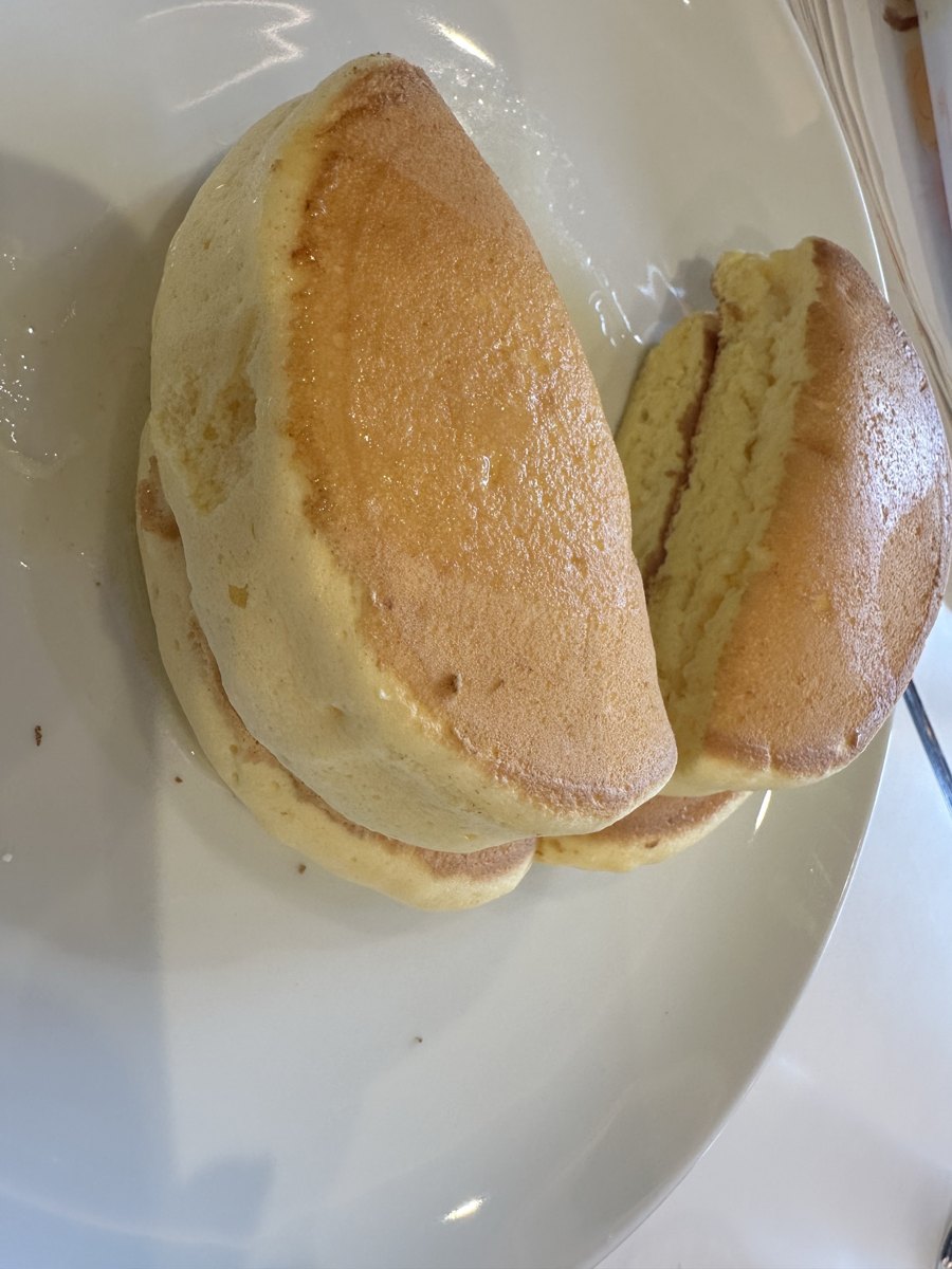 パンケーキの断面